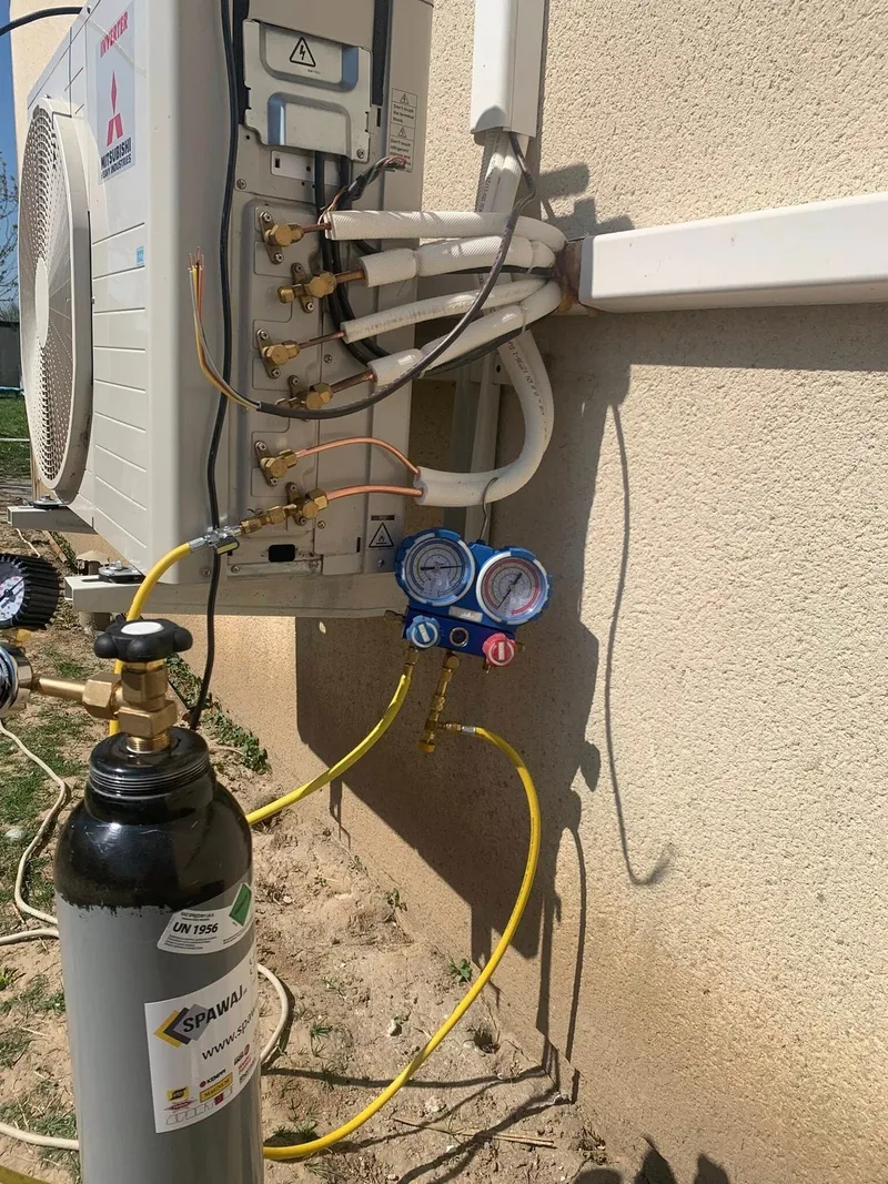 Mise en service climatisation — Tourville-la-Rivière