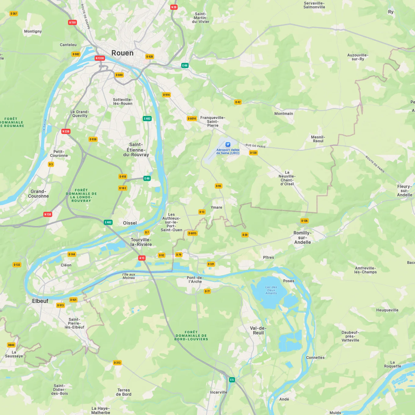 Zone d'intervention autour de Ymare